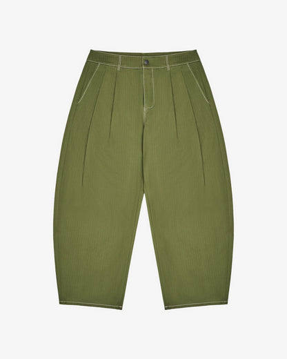 Station Pant - Military Green Malbon Men