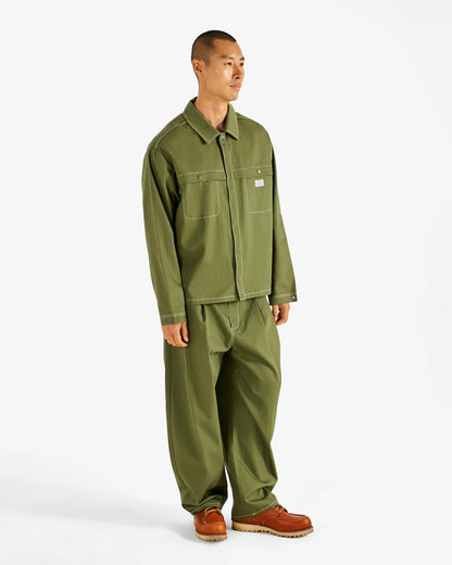 Station Pant - Military Green Malbon Men
