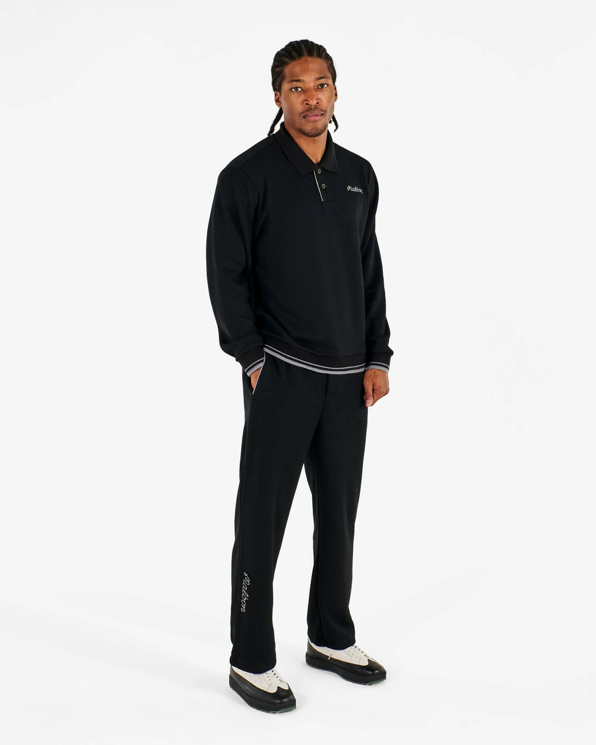 Studio Seoul Straight Leg Sweatpant - Black Malbon Men