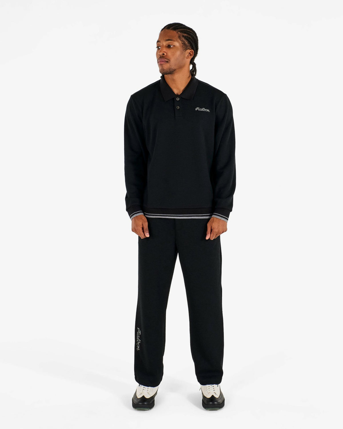 Studio Seoul Straight Leg Sweatpant - Black Malbon Men