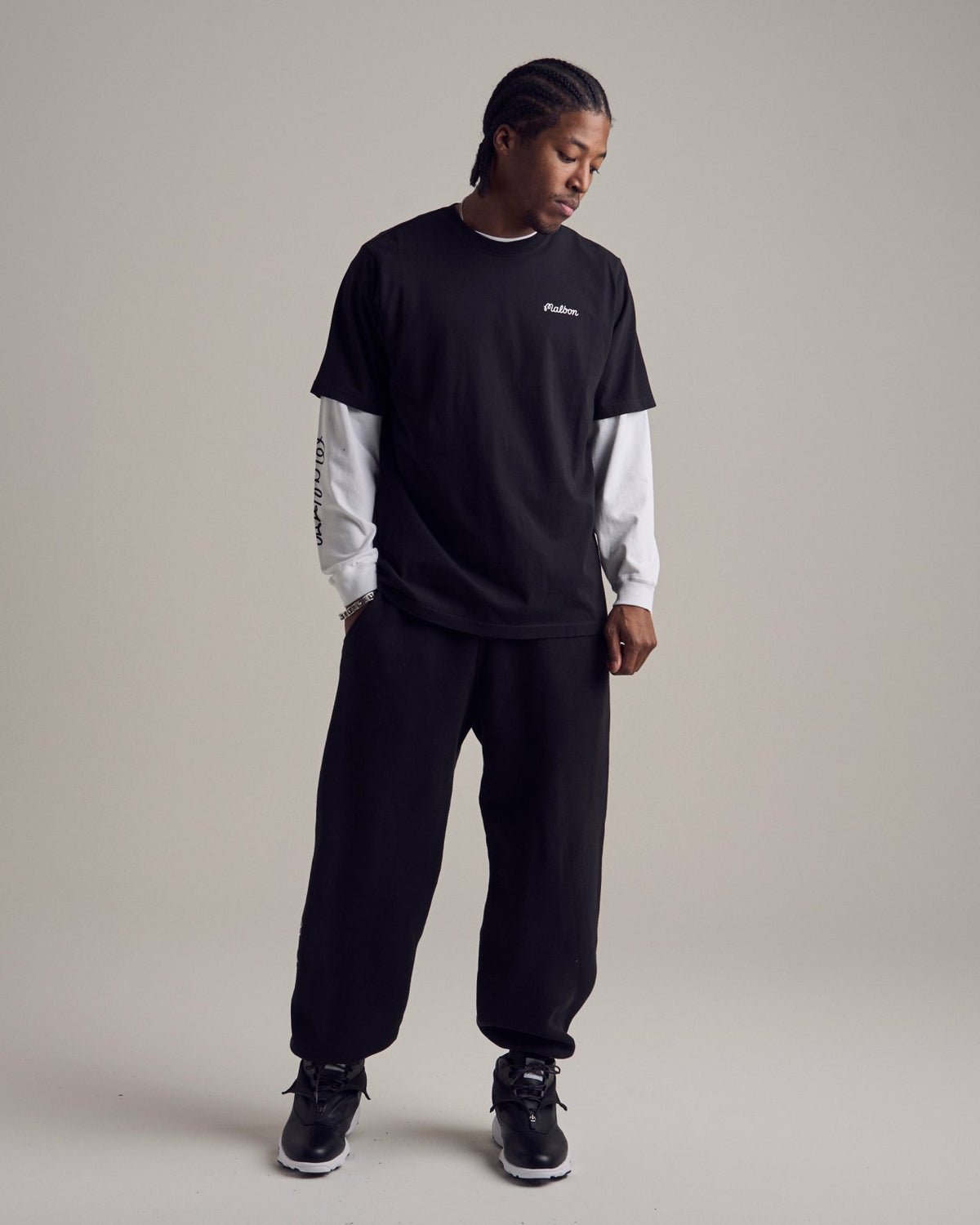 Clubhouse Sweatpant - Black Malbon Men