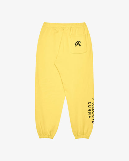 Curry Brand Clubhouse Sweatpant - Yellow Malbon Men