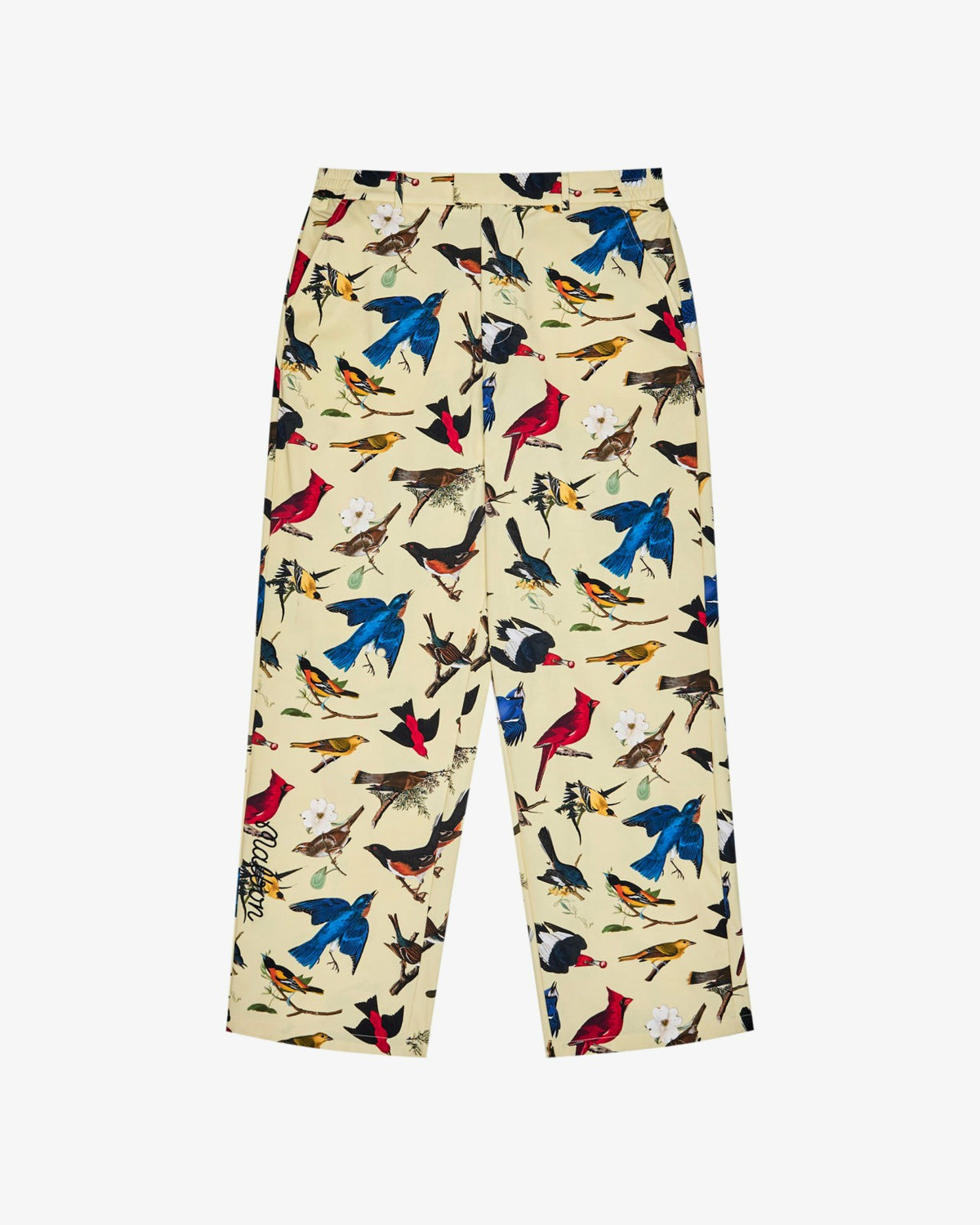 Birds Of Georgia Magnolia Pant - Bird Print Malbon Men