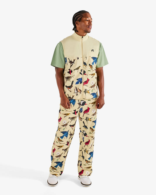 Birds Of Georgia Magnolia Pant - Bird Print Malbon Men