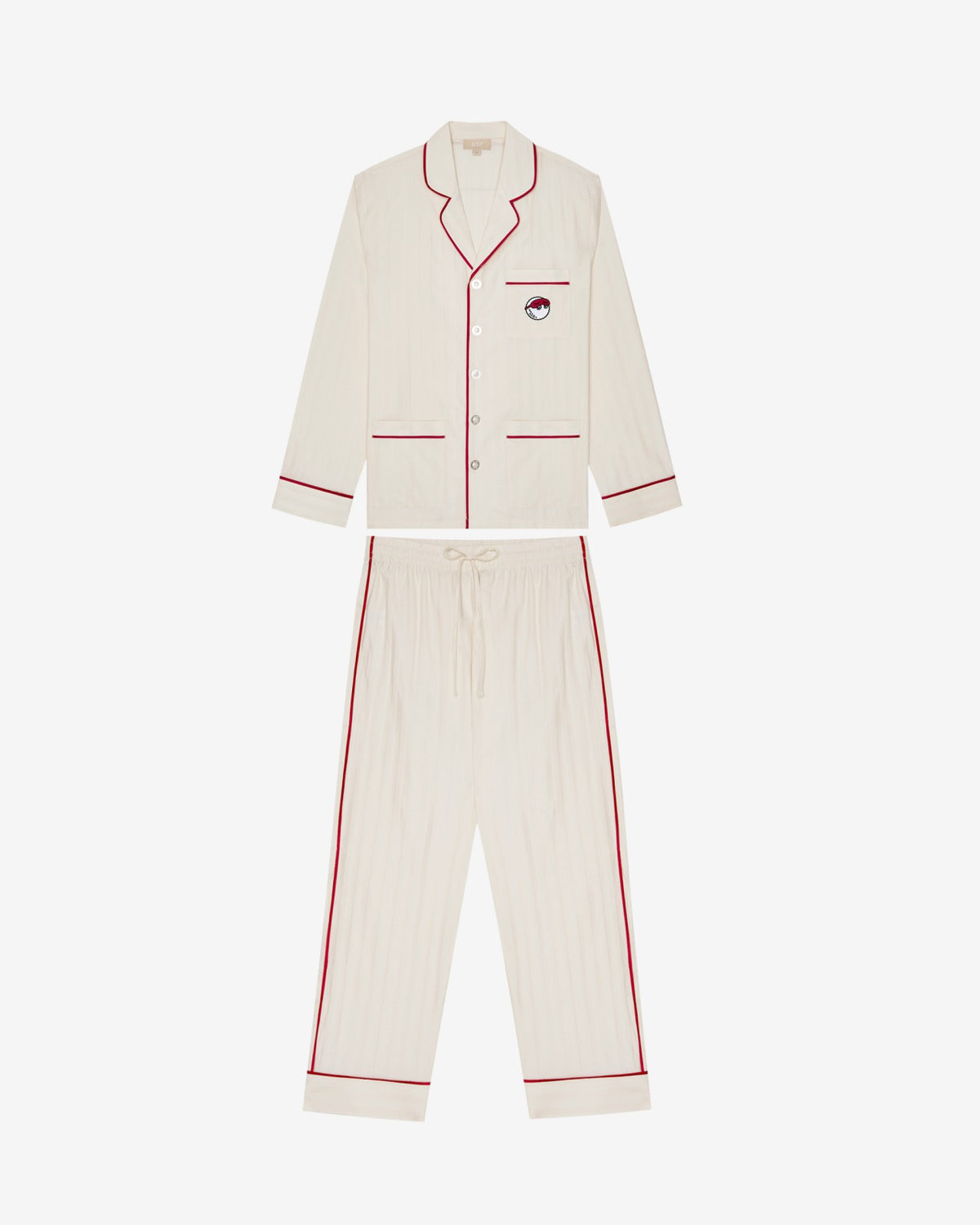 Kip Men'S Premium Cotton Pajama Set - Beige Malbon Men