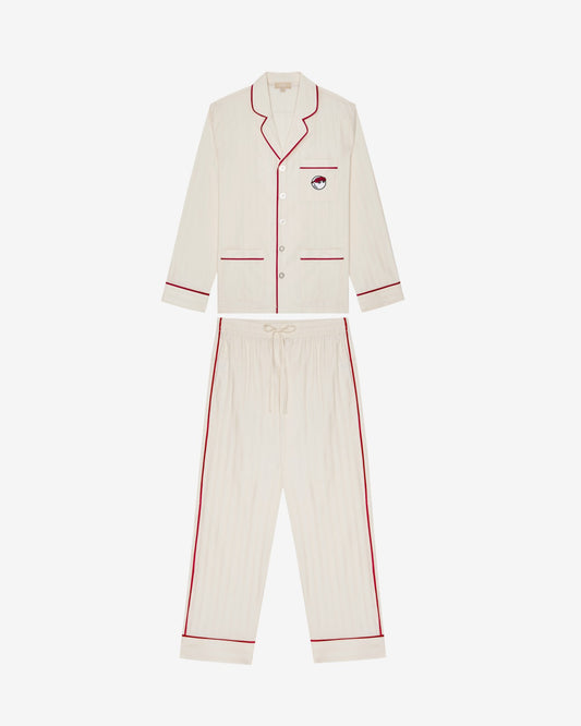 Kip Men'S Premium Cotton Pajama Set - Beige Malbon Men