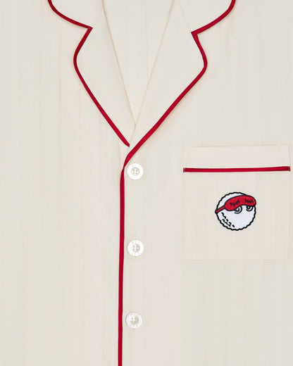 Kip Men'S Premium Cotton Pajama Set - Beige Malbon Men