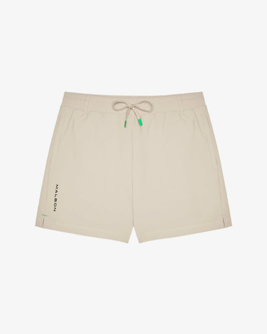 Performance Poly Tech Short - Tan Malbon Men