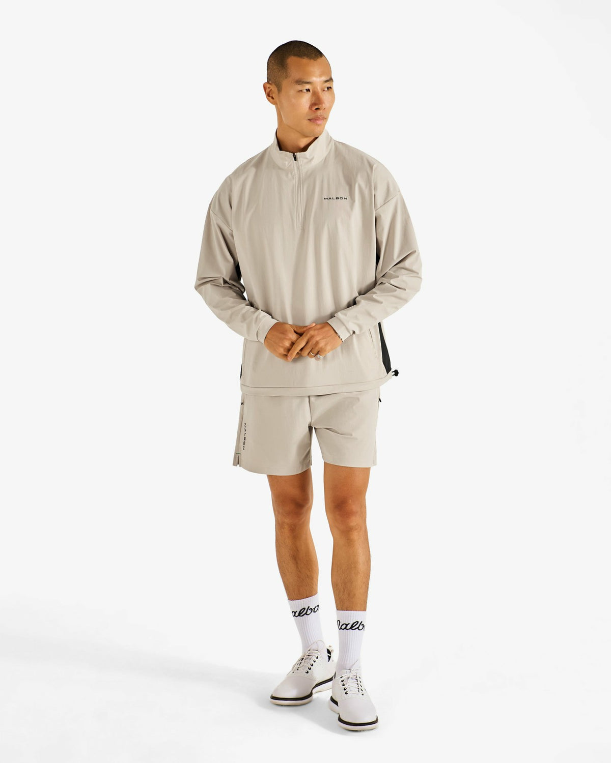 Performance Poly Tech Short - Tan Malbon Men