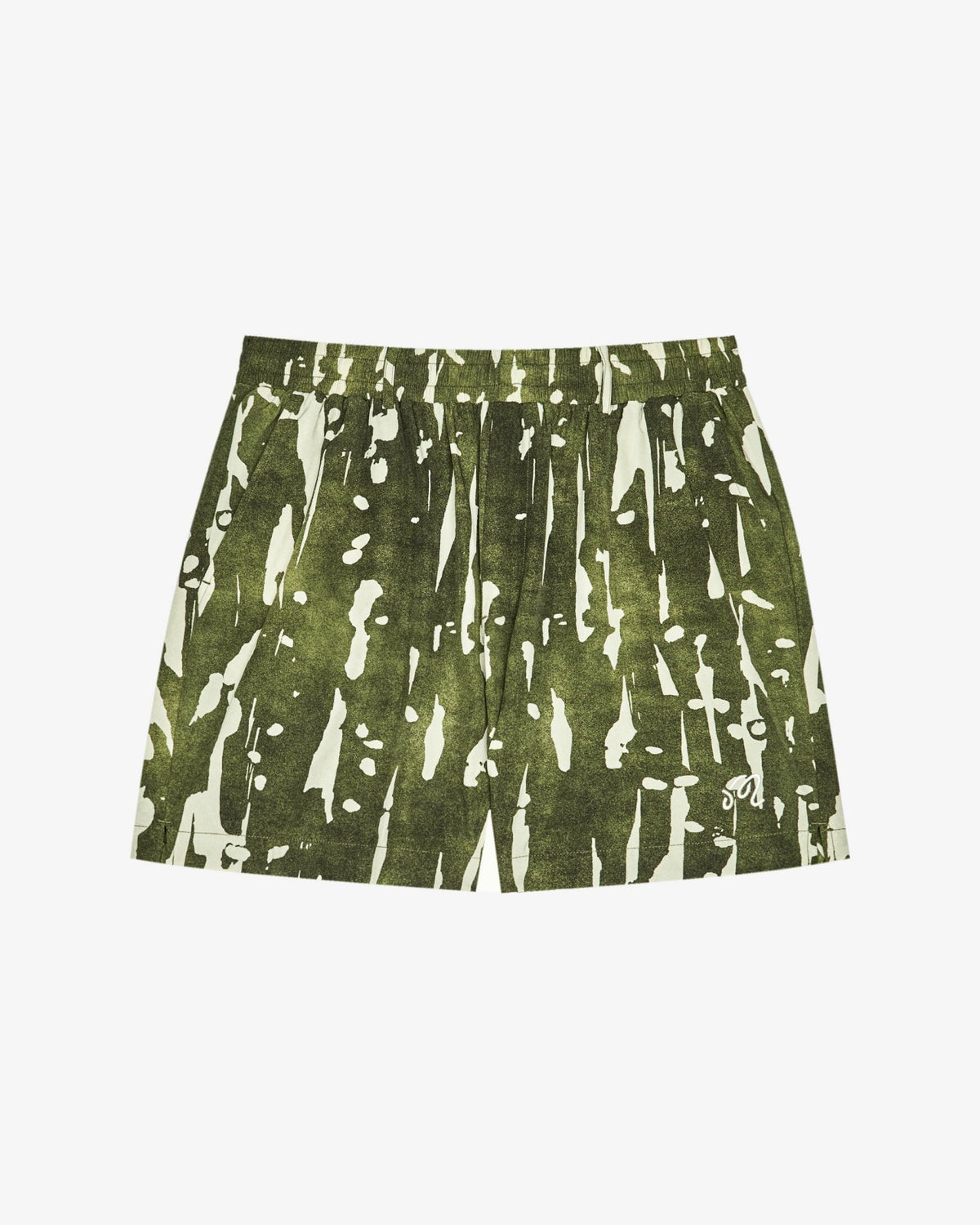Scooter Inkwash Short - Olive Inkwash Malbon Men