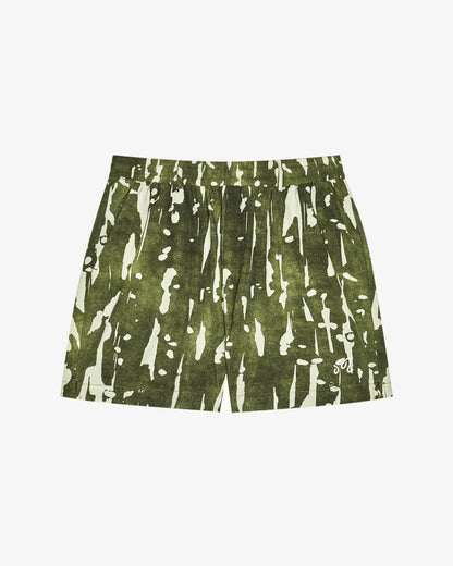 Scooter Inkwash Short - Olive Inkwash Malbon Men