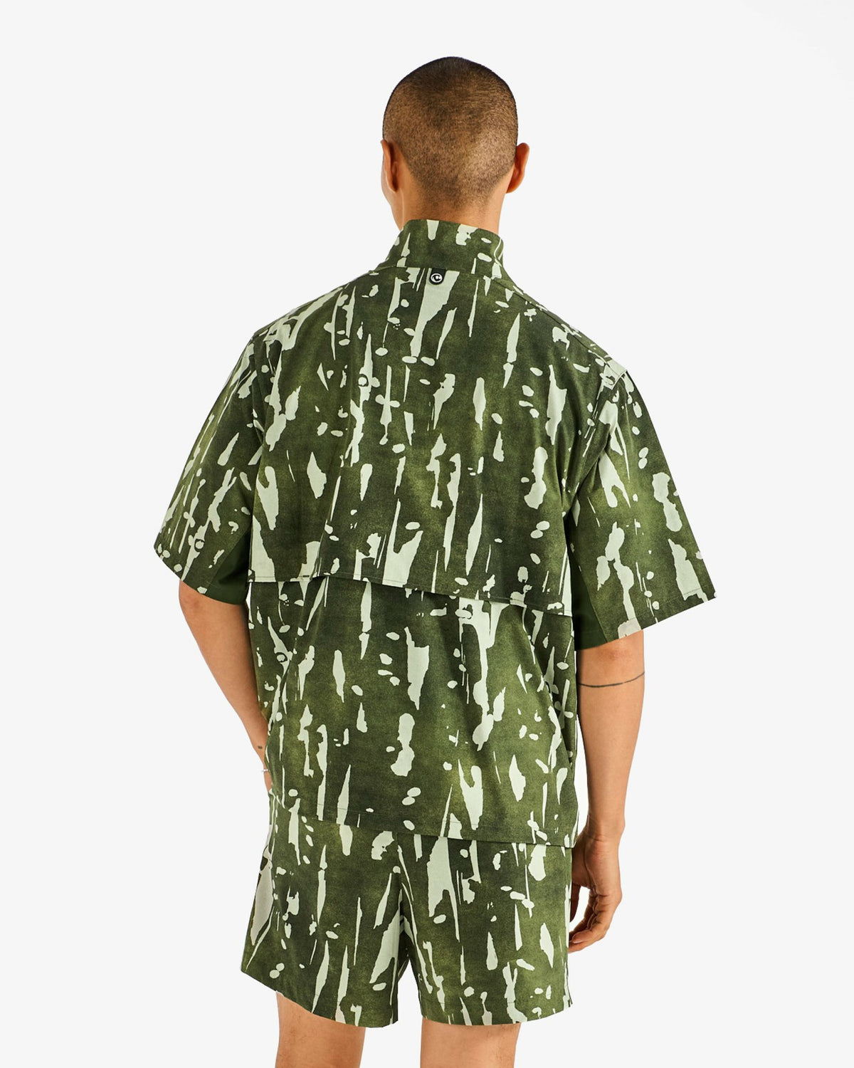 Scooter Inkwash Short - Olive Inkwash Malbon Men