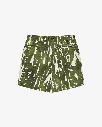 Scooter Inkwash Short - Olive Inkwash Malbon Men