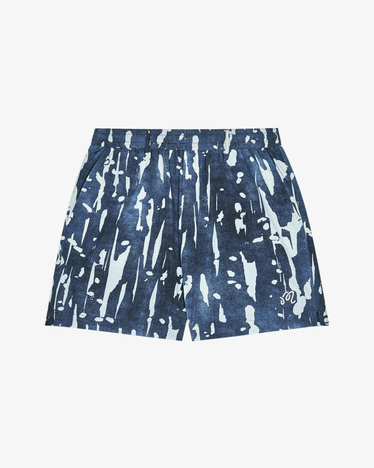 Scooter Inkwash Short - Navy Inkwash Malbon Men