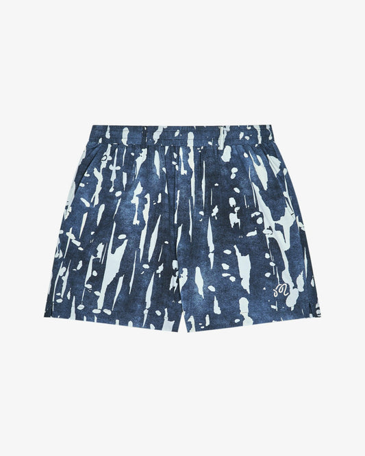 Scooter Inkwash Short - Navy Inkwash Malbon Men