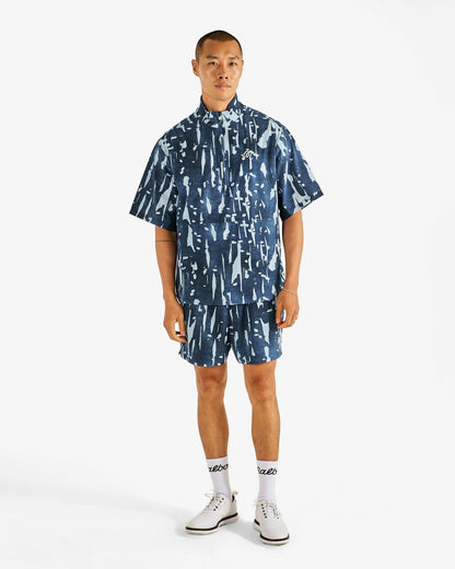 Scooter Inkwash Short - Navy Inkwash Malbon Men