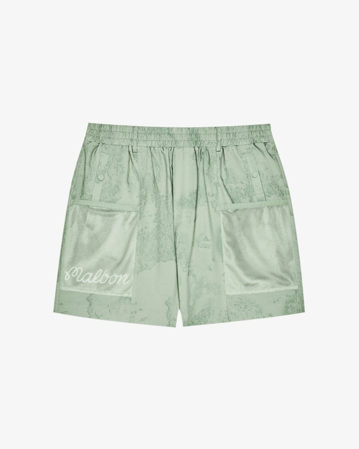 Mesh Basket Pocket Short - Steel Ripple Malbon Men
