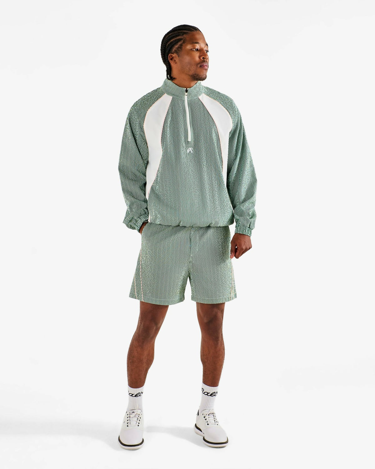 Valero Short - Garden Green Multi Malbon Men