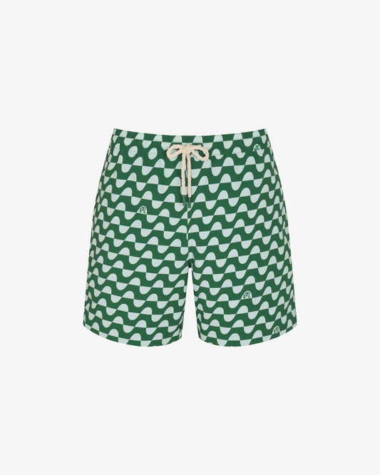 Studio Seoul Printed Trunks - Green Malbon Men