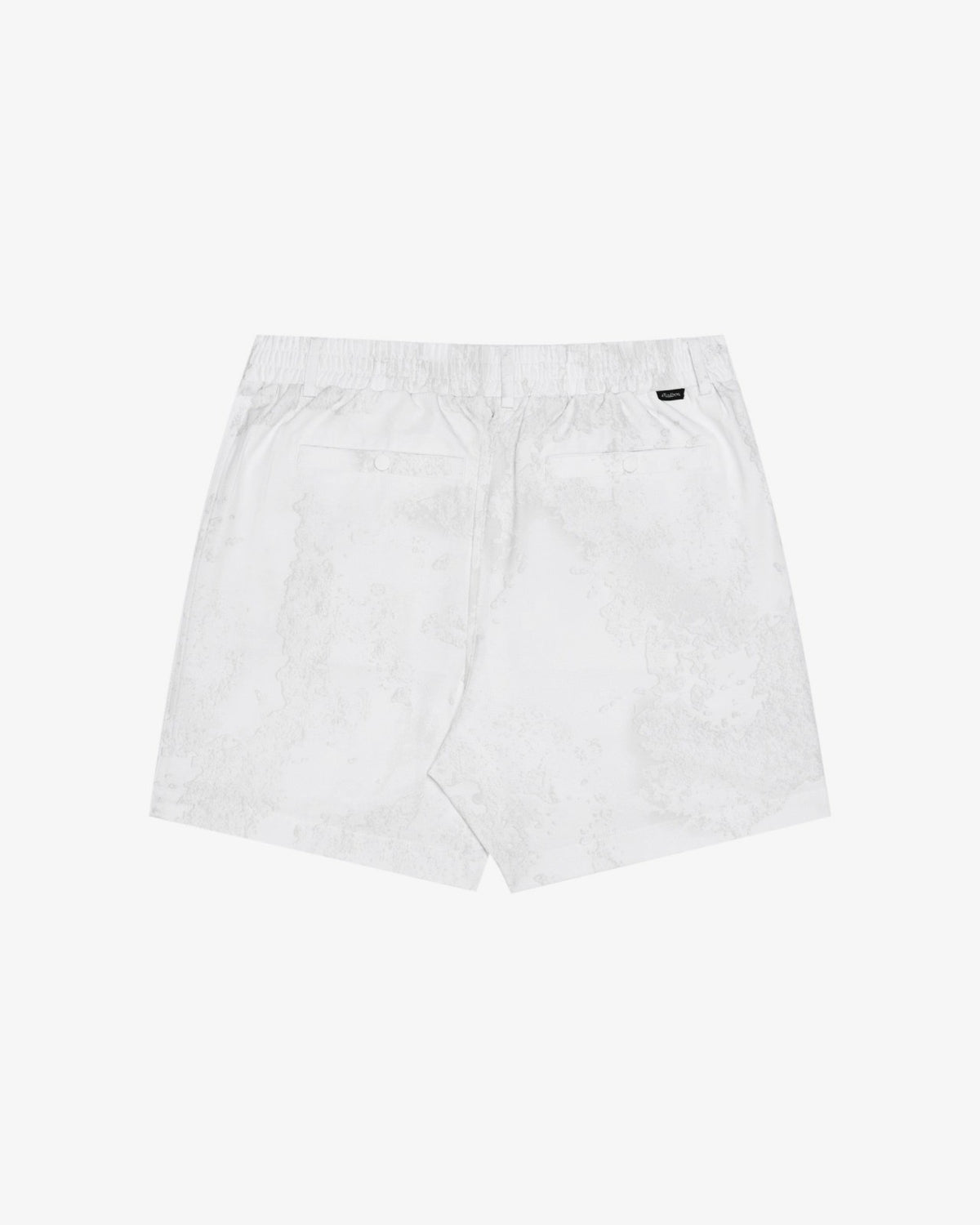 Mesh Basket Pocket Short - White Ripple Malbon Men