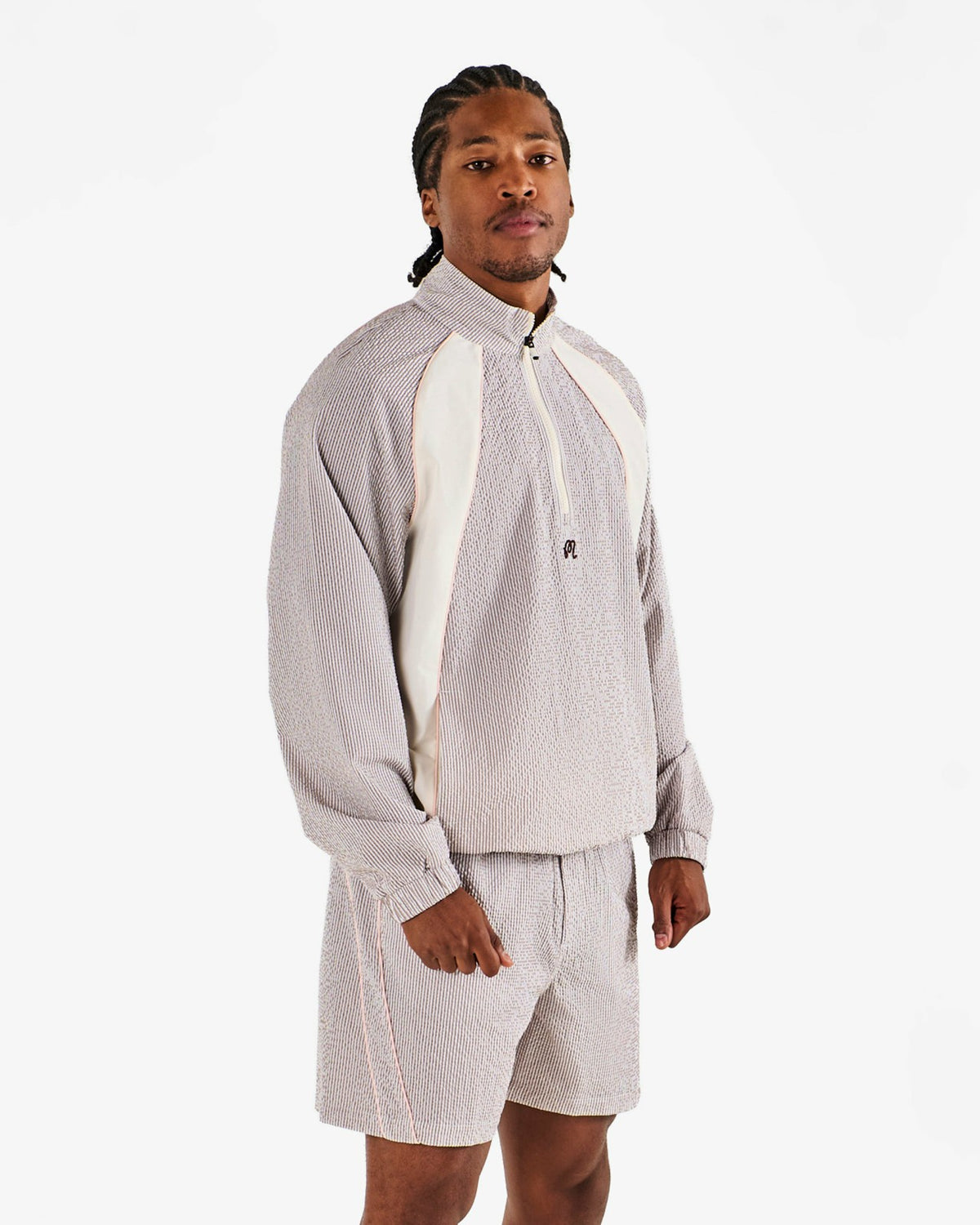 Valero Short - Taupe Multi Malbon Men