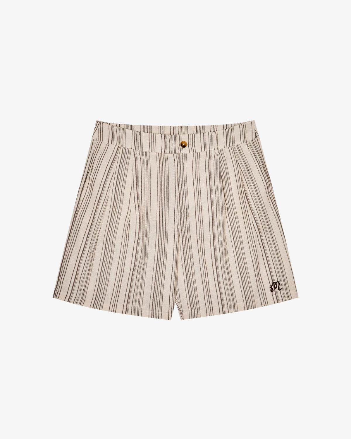 Arena Short - Cream Stripe Malbon Men