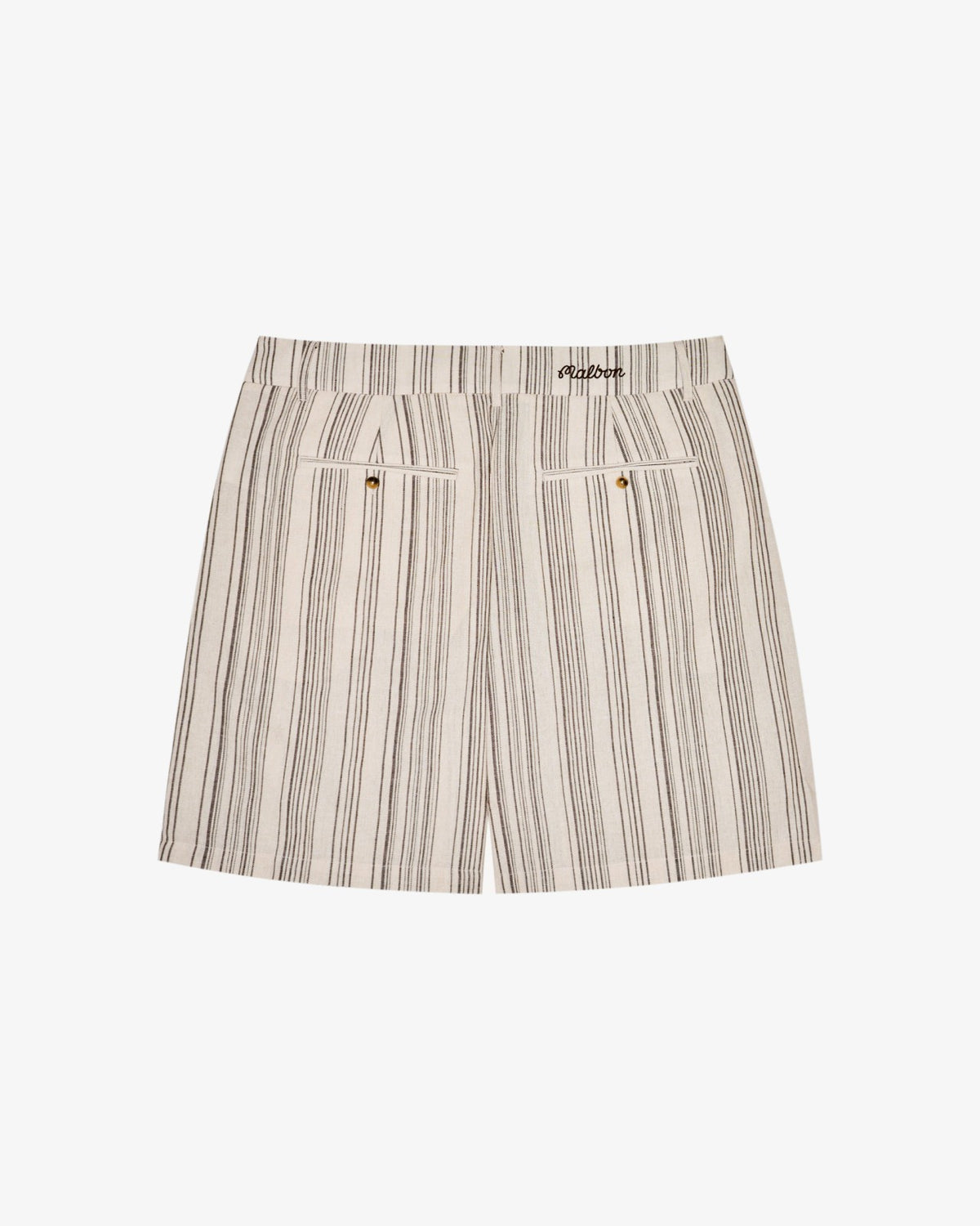 Arena Short - Cream Stripe Malbon Men