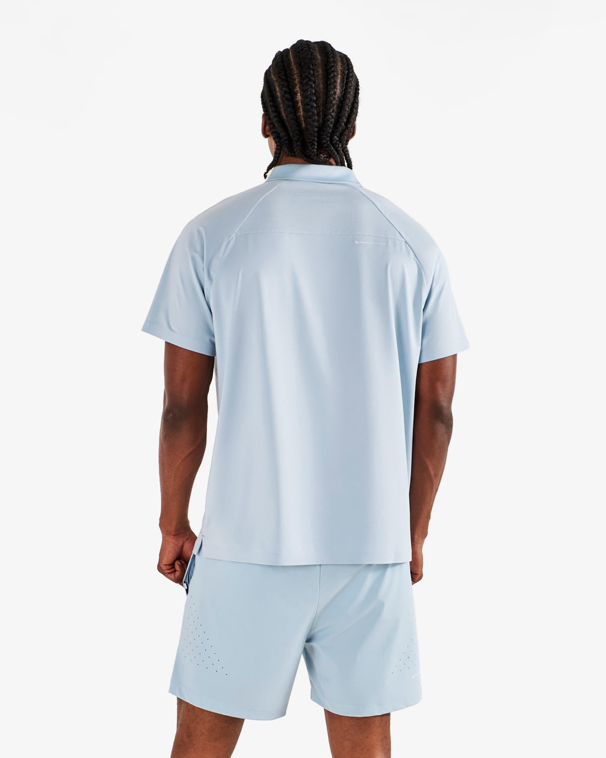 Performance Poly Tech Short - Subdued Blue Malbon Men