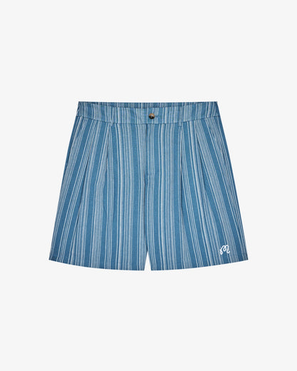 Arena Short - Aegean Blue Stripe Malbon Men