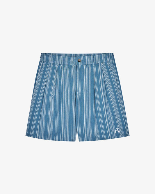 Arena Short - Aegean Blue Stripe Malbon Men