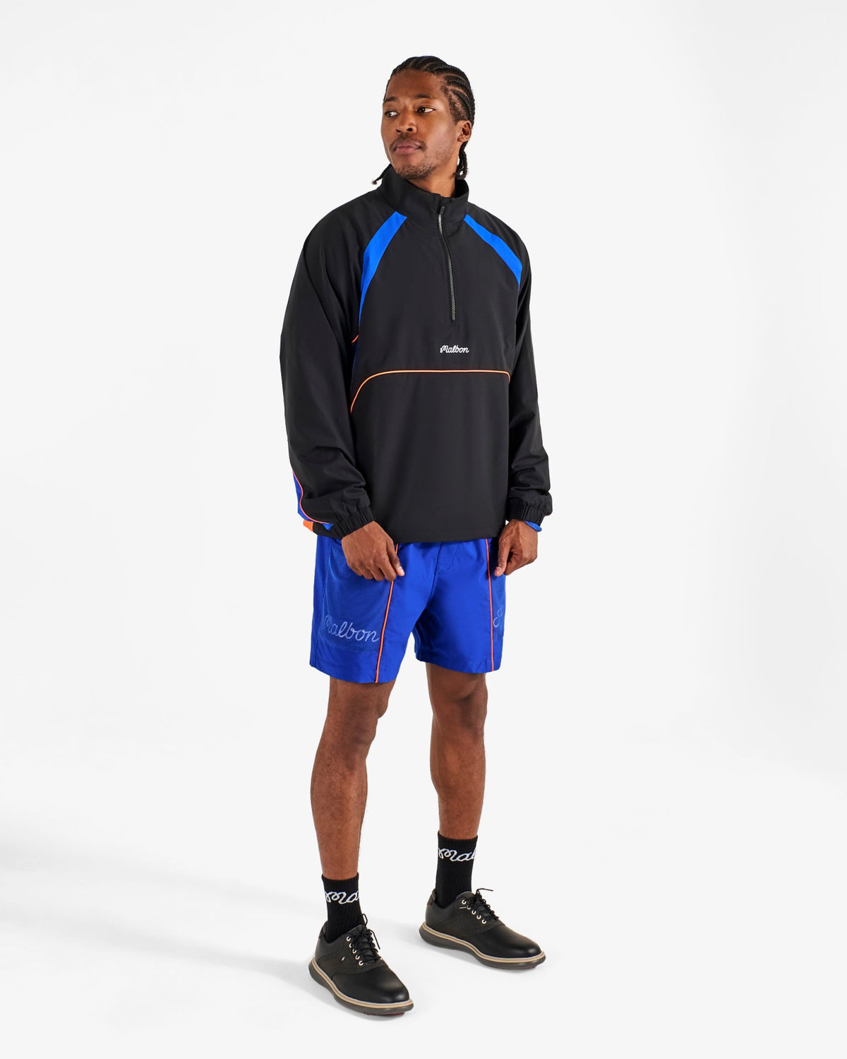 Knicks Mesh Basket Pocket Short - Blue Malbon Men