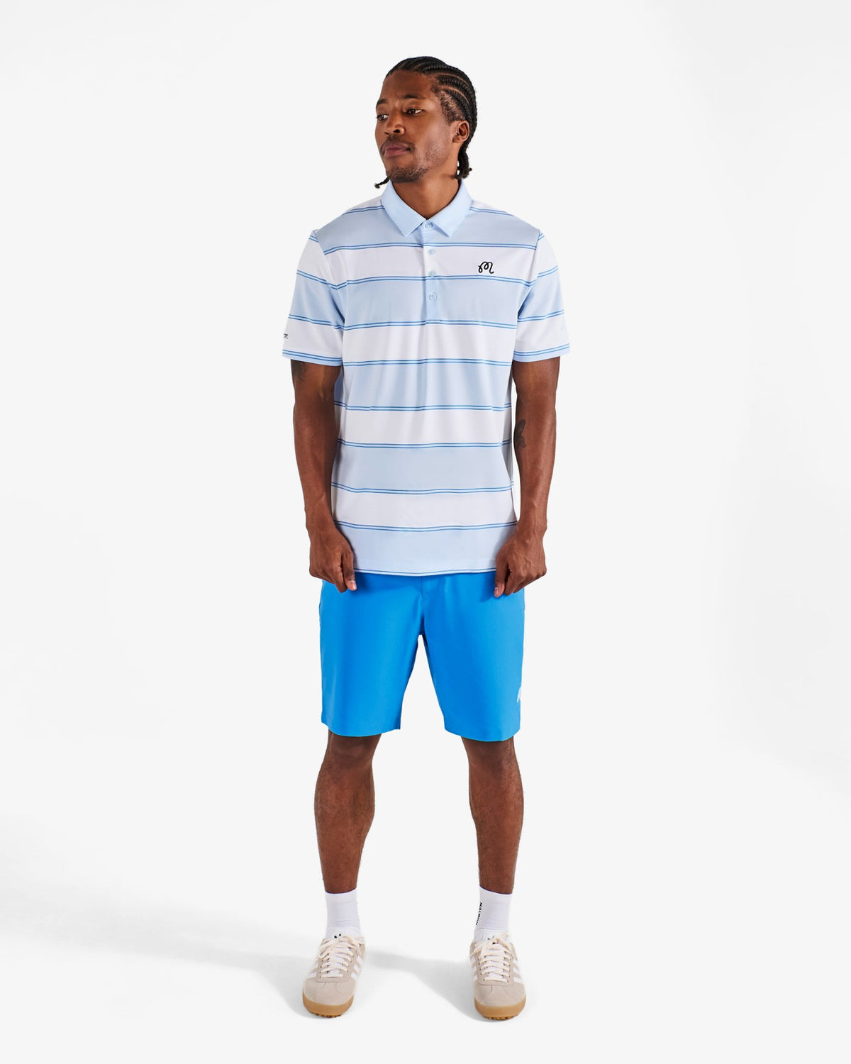Adidas Mens Ultimate 365 Golf Short - Lucid Ray Blue Malbon Men