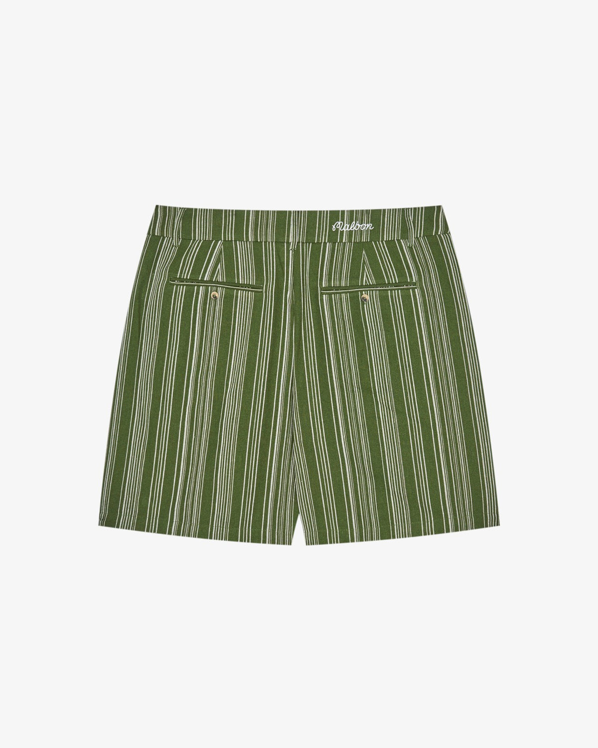 Arena Short - Chive Stripe Malbon Men