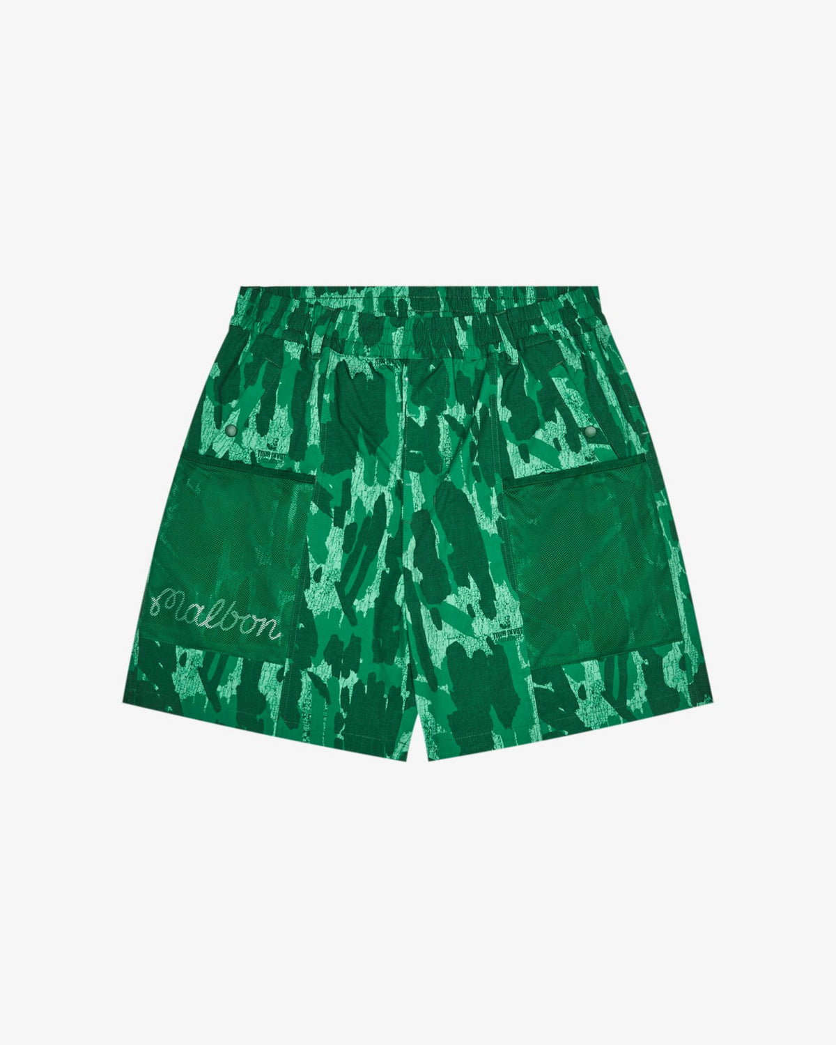 Mesh Basket Pocket Short - Divot Camo Jungle Malbon Men
