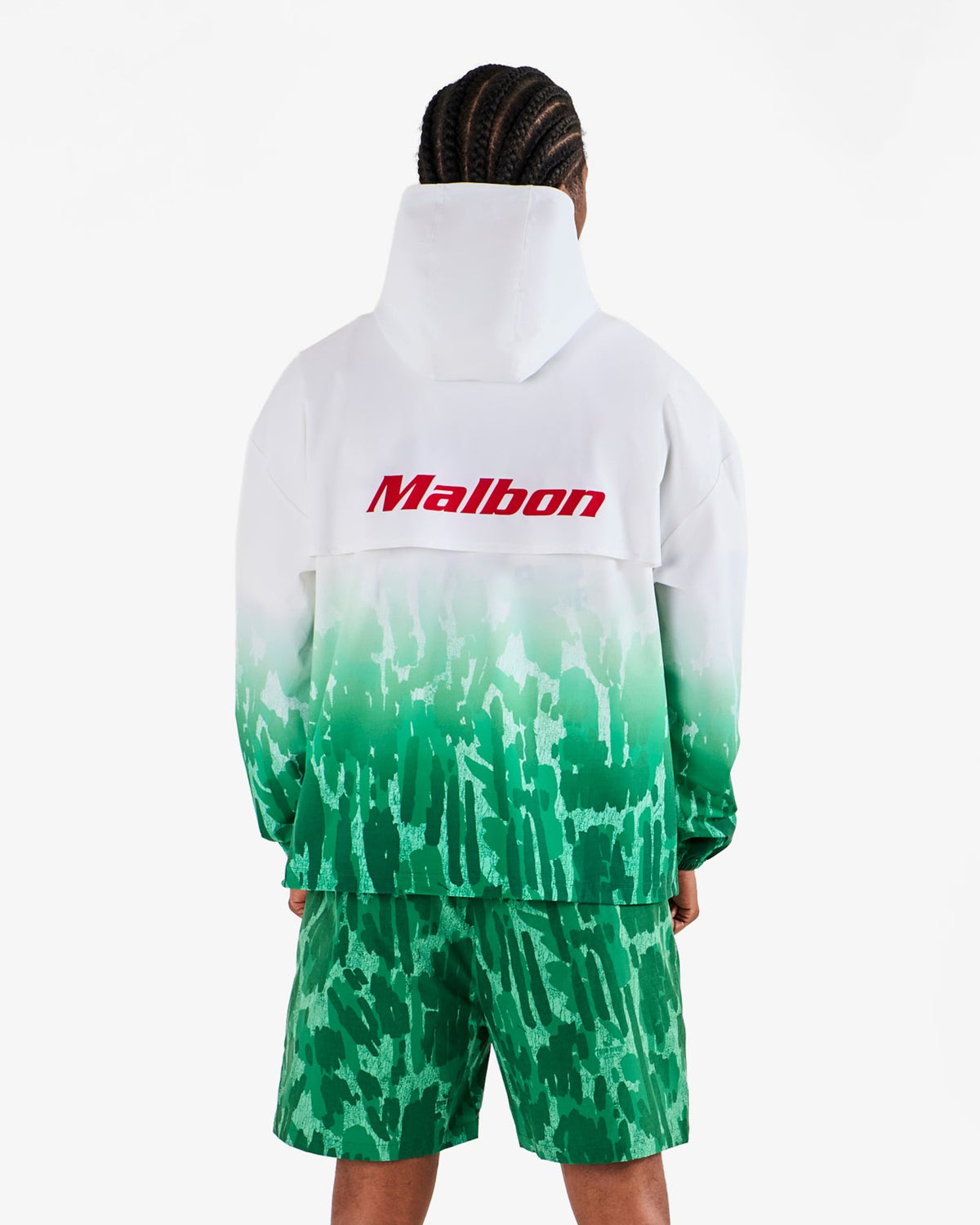 Mesh Basket Pocket Short - Divot Camo Jungle Malbon Men