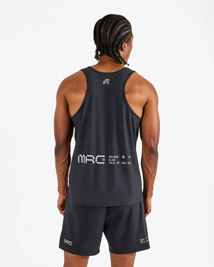 Mrc Tech Short - Jet Black Malbon Men