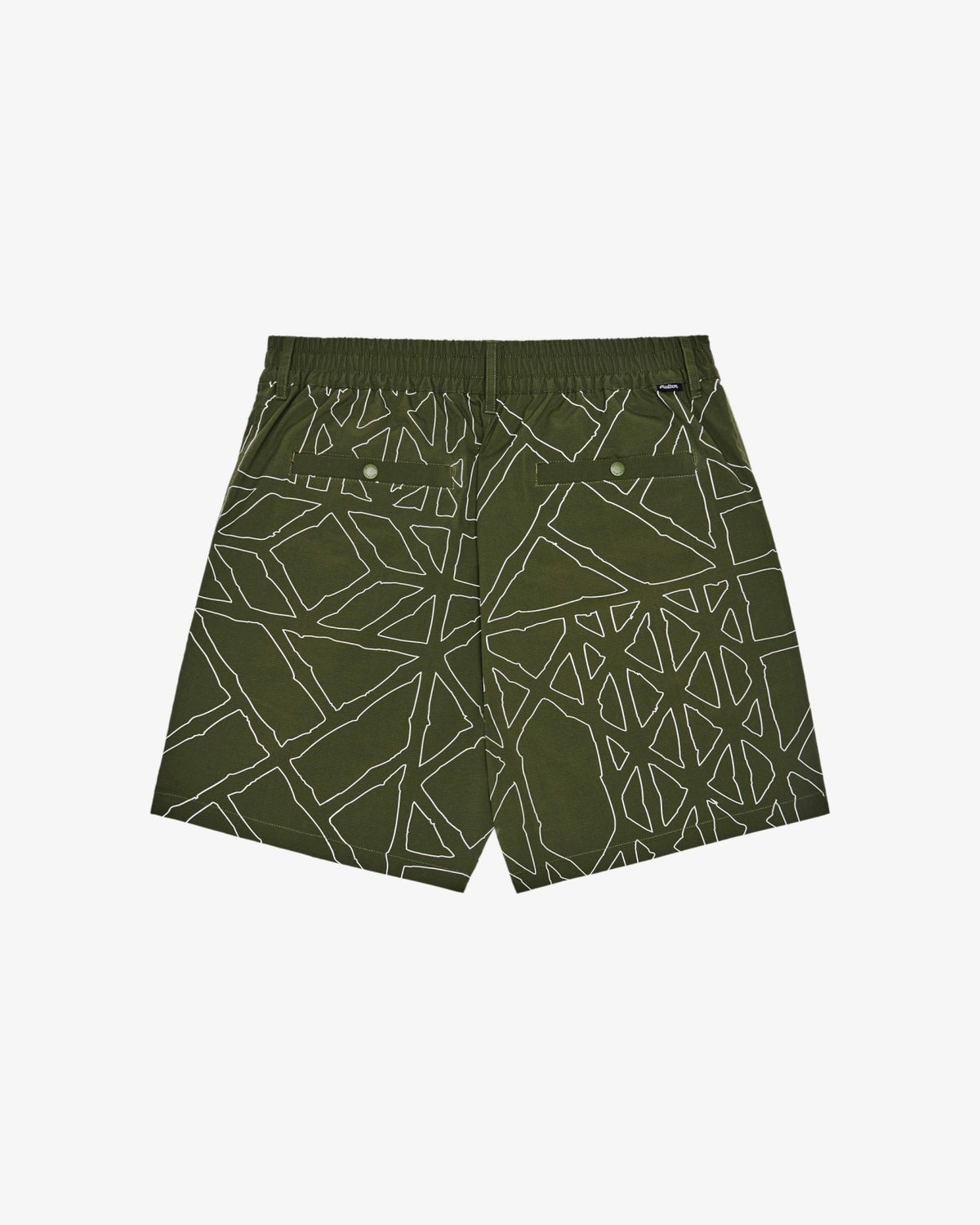 Mesh Basket Pocket Short - Olivine Malbon Men