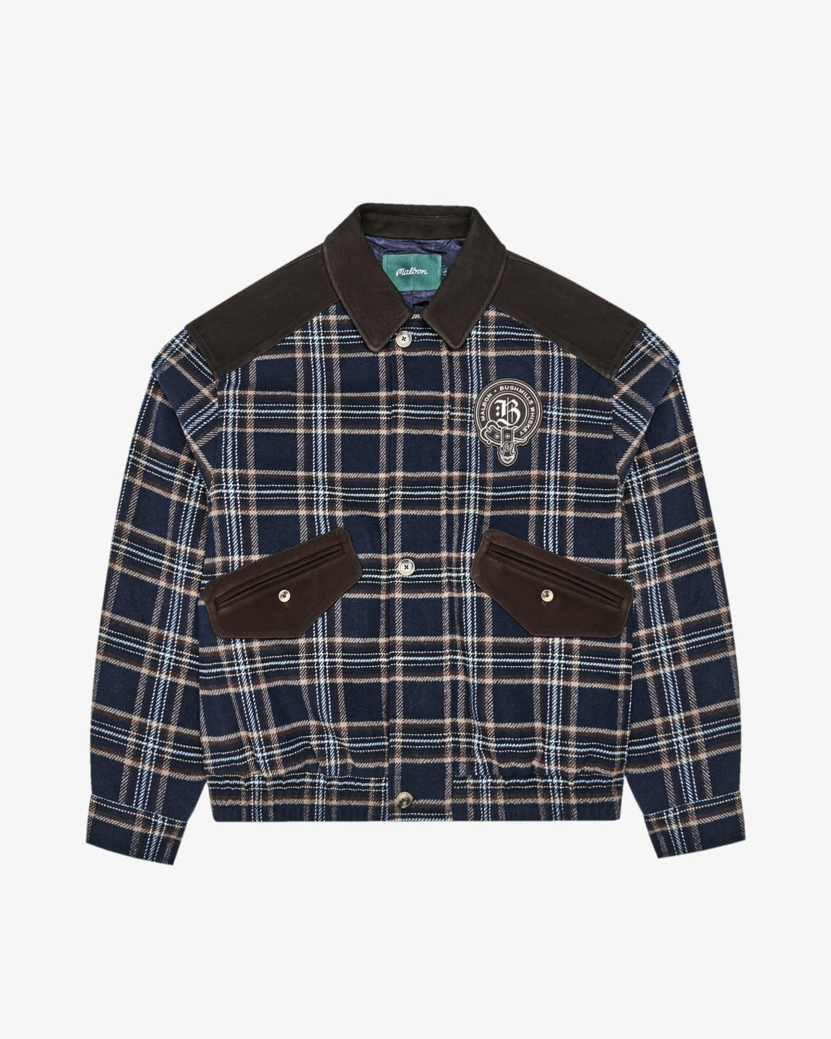 Bushmills Jacket - Blue Plaid Malbon Men