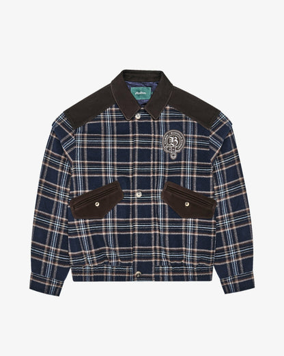 Bushmills Jacket - Blue Plaid Malbon Men