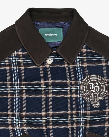 Bushmills Jacket - Blue Plaid Malbon Men