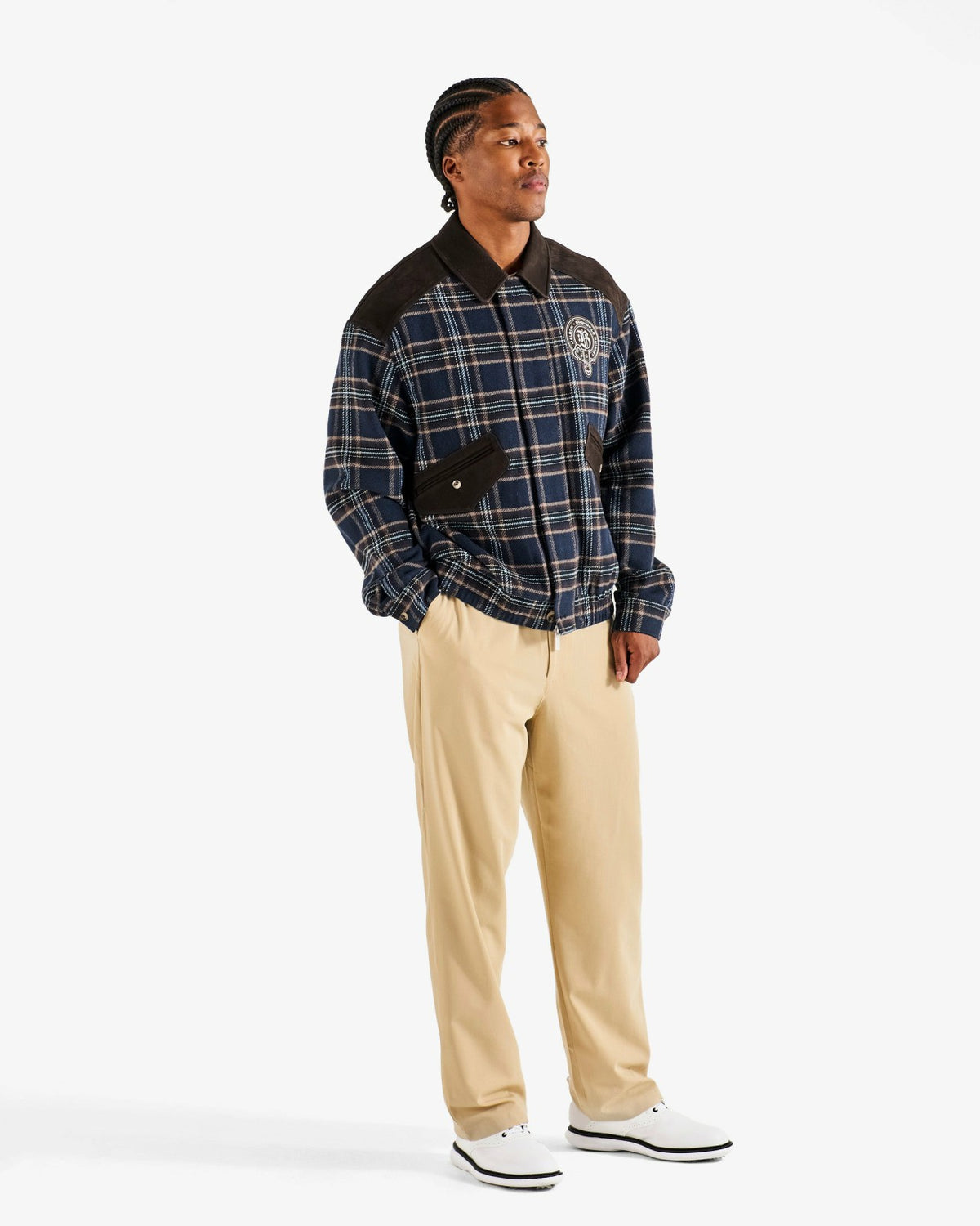 Bushmills Jacket - Blue Plaid Malbon Men