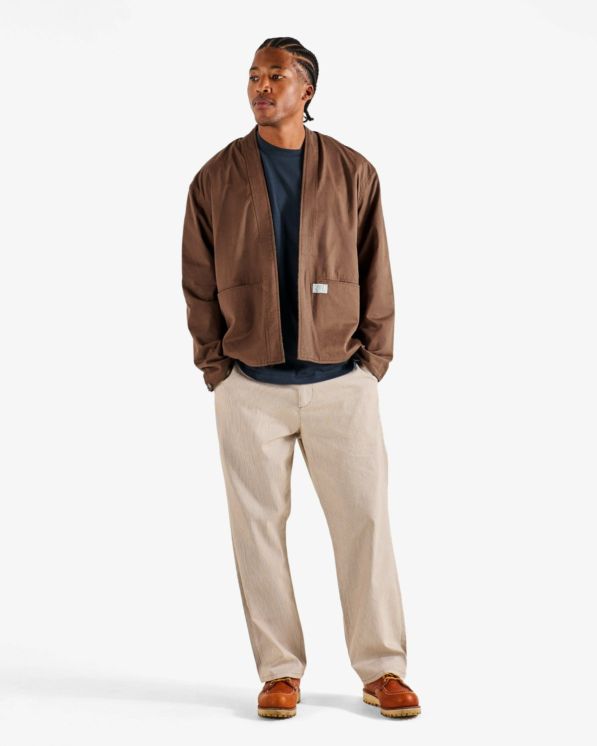 Grounds Reversible Jacket - Brown Malbon Men