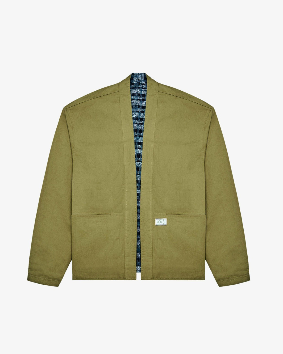 Grounds Reversible Jacket - Military Green Malbon Men