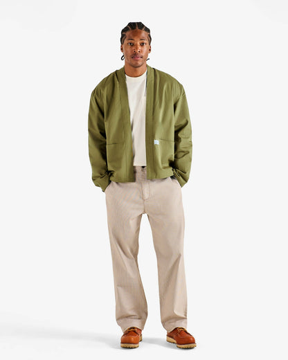 Grounds Reversible Jacket - Military Green Malbon Men