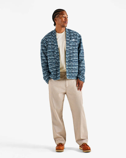 Grounds Reversible Jacket - Military Green Malbon Men