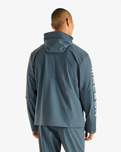 Performance Full Zip Shell Jacket - Dark Slate Malbon Men