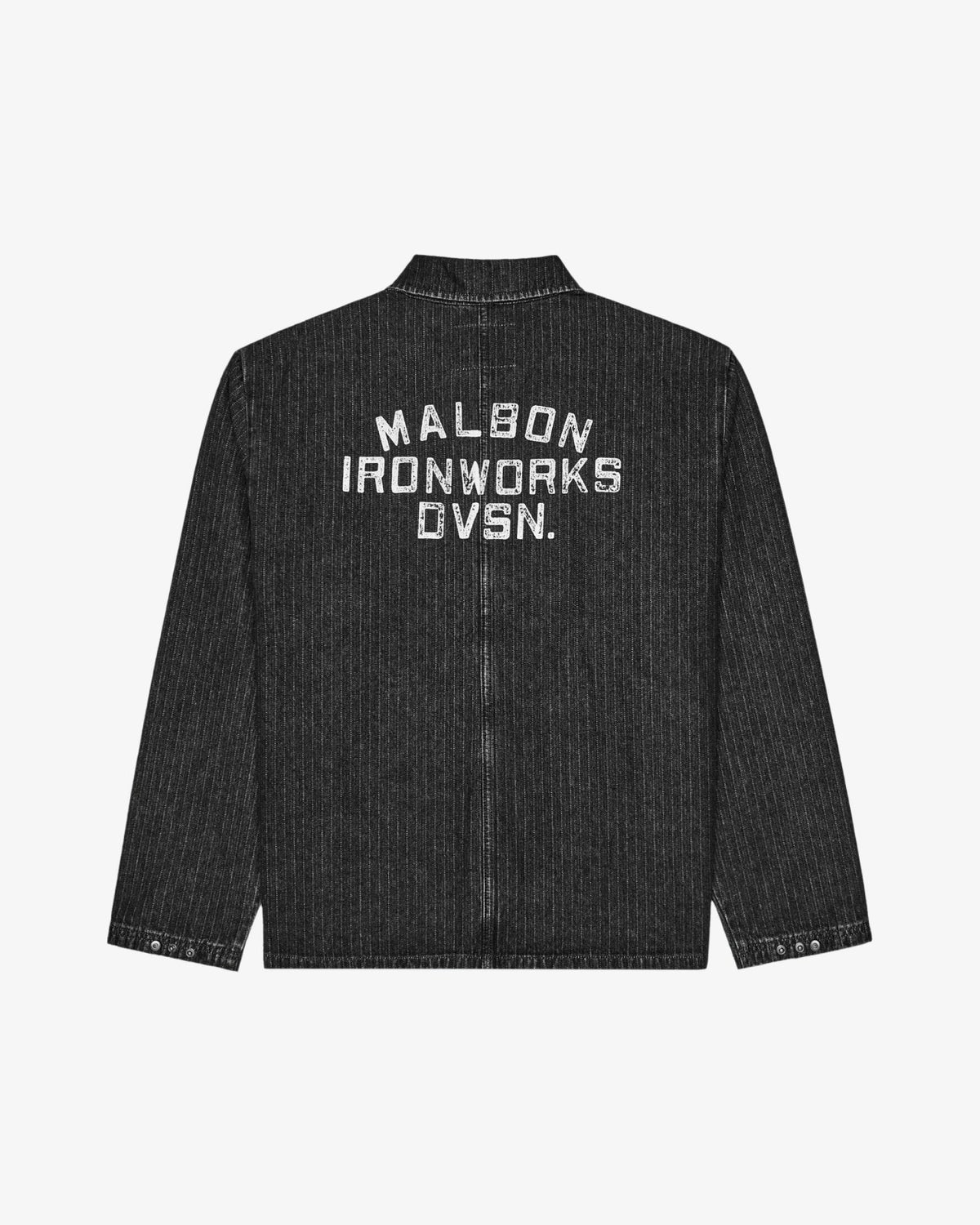 Foreman Jacket - Black Stone Washed Denim Malbon Men