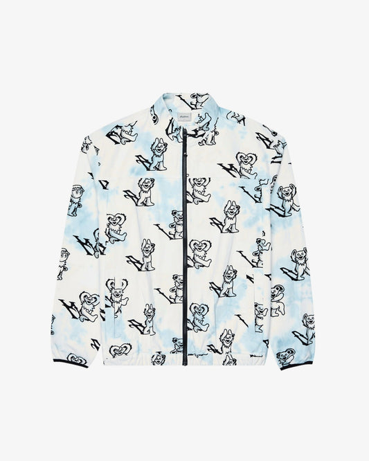 Grateful Dead Peninsula Alphabet Jacket - Light Blue Malbon Men