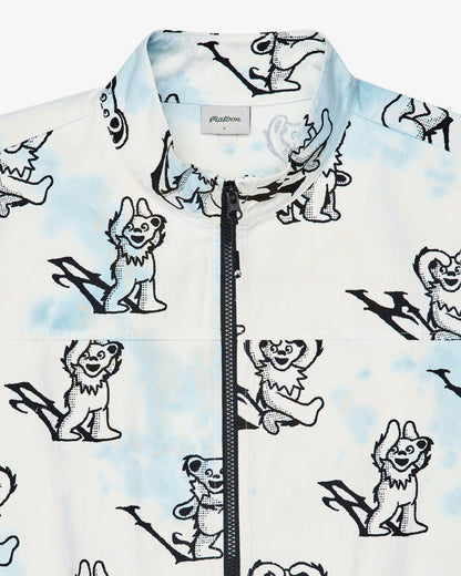 Grateful Dead Peninsula Alphabet Jacket - Light Blue Malbon Men