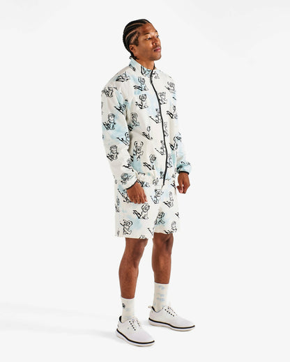Grateful Dead Peninsula Alphabet Jacket - Light Blue Malbon Men